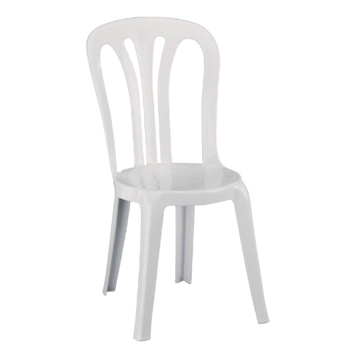 Frustratie Het kantoor kwaliteit Resol multifunctionele stapelbare stoelen wit (6 stuks)