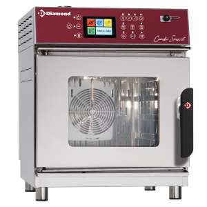 Elektrische oven stoom/convectieoven, 4x GN2/3 Touch Screen  + Auto-Cleaning