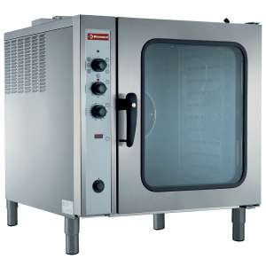 Elektrische convectie oven, 10x GN 1/1, automatische  luchtbevochtiger