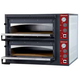 EFP/44R-M Elektrische pizzaoven, 2x4 pizzas 350 mm