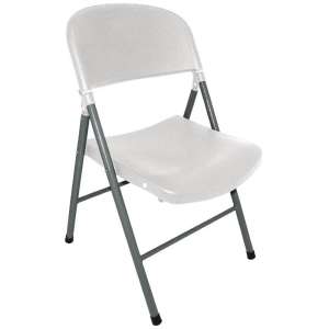 Bolero opklapbare stoelen wit (2 stuks)
