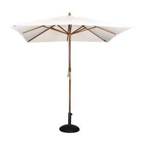 Bolero vierkante parasol crèmekleur 2,5m