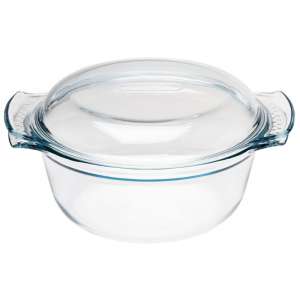 Pyrex ronde glazen casserole 3,75 liter