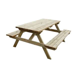 Rowlinson houten picknicktafel 150cm