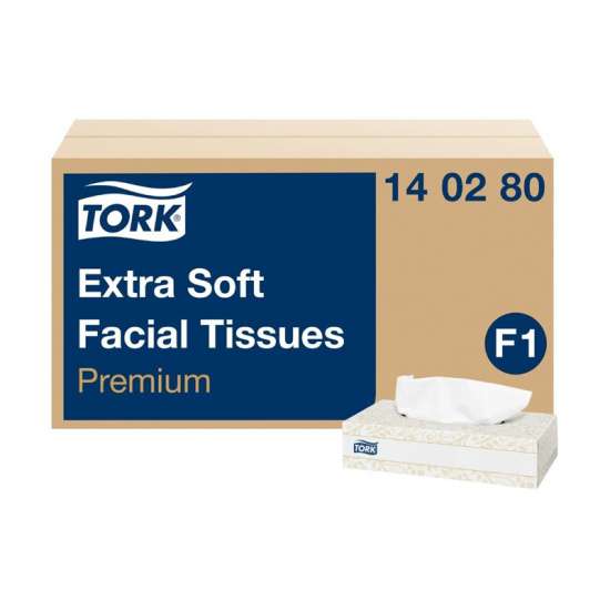 Tork Premium 100-pak gezichtsreinigingsdoekjes extra soft 2-laags (30 stuks)