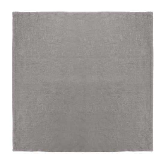 Olympia linnen servet grijs 400x400mm (12 stuks)