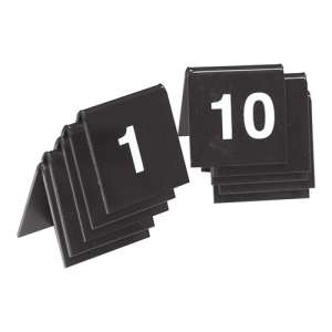 Tafelnummer set (1~10)