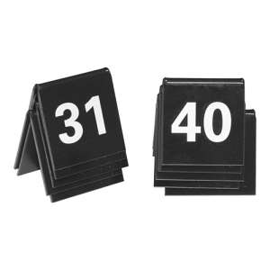 Tafelnummer set (31~40)