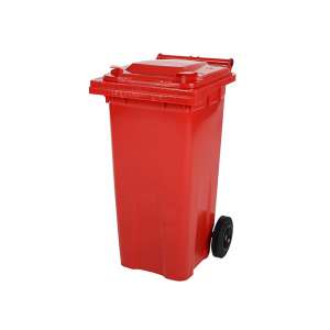 SARO 2 wiel grote afvalcontainer - MGB 120 RO - rood