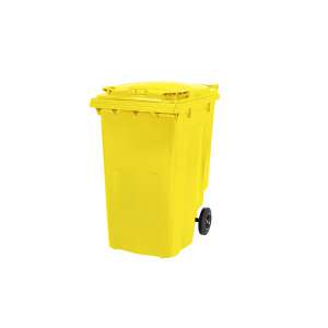 SARO 2 wiel grote afvalcontainer - MGB 240 GE - geel