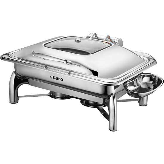 SARO Inductie Chafing Dish met zelfsluiting deksel 1/1 GN - RAINER